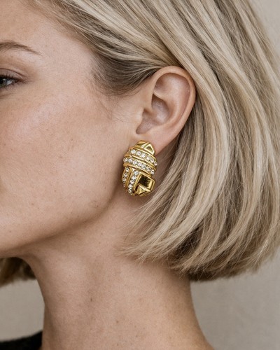 Orecchini dior clip oro - orecchini,