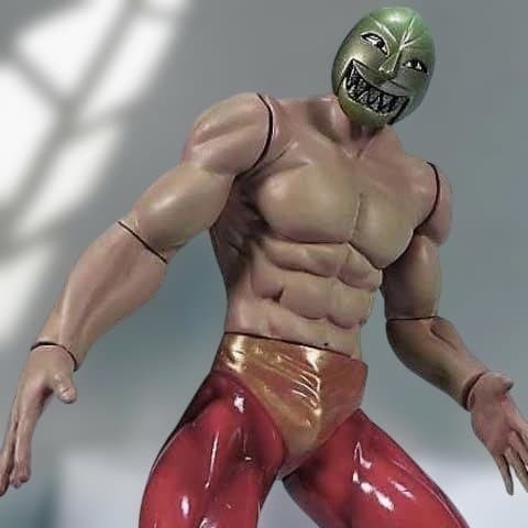 Modellino golden mask tiger - modellino,