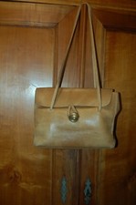 Aldo Rramontano Napoli, Borsa donna, Color Provolone, Pelle, usata