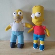 Peluche Homer Et Bart Simpson 2013 