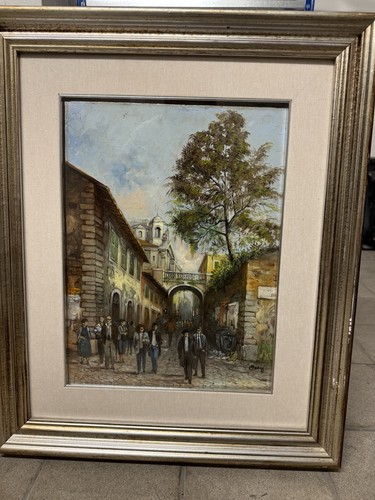 Quadro dipinto olio - olio, su