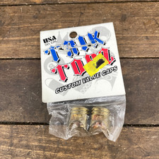 Trick Tops Tappi Valvola BMX Coperchio Pistone Old School BMX Oro NOS Motore