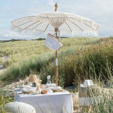 OMBRELLONE COTONE MACRAME'