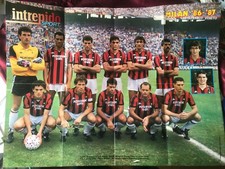 Autografo ROBERTO DONADONI-AC Milano 86/87-Poster formato grande-ITALIA-firmato di persona