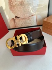 Ferragamo men's belt is 3.5 cm