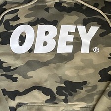 Felpa con cappuccio Obey uomo