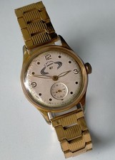 Saturn 2604 modello 197CHN AU20. Cinturino placcato oro. Orologio sovietico originale 1959