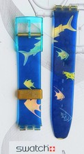 Orologio Swatch Autentico Swiss Made Cinturino di Ricambio per HAPPY FISH SDN101