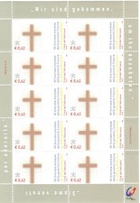 VATICANO  2005 EMISSIONE CONGIUNTA CON GERMANIA XX GIORNATA GIOVEN COLONIA MINIF