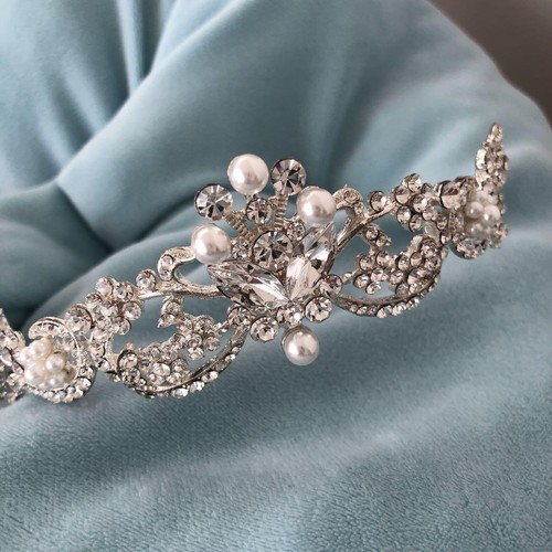 Diadema matrimonio perle