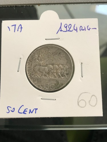Italia regno centesimi - italia, 1924