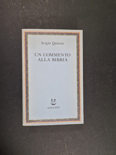 Sergio quinzio commento - quinzio, un