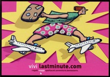 cartolina pubblicitaria PROMOCARD n.2272  LAST MINUTE.COM VIAGGI REGALI AVVENTUR