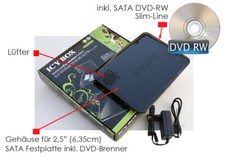 Unità Esterna USB CD/DVD DVDRW Contemporanea Per Disco Rigido S-ATA SATA
