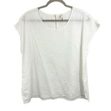 Top donna Caslon bianco misto