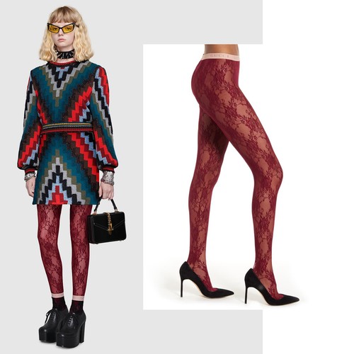 Gucci collant scarlatto - gucci,
