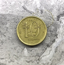 Moneta svedese Svezia 1991 10