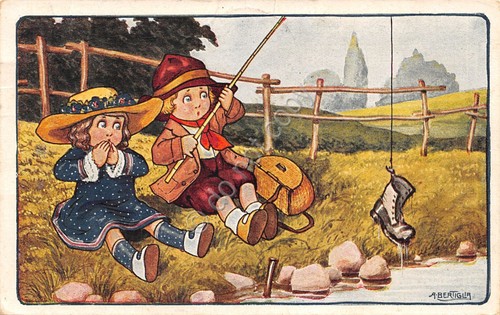 Cartolina bertiglia illustrata - bertiglia,