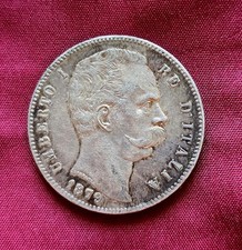 ​5 Lire 1879 Umberto I -