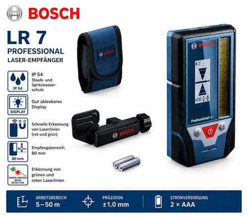 Set ricevitore laser bosch - set,