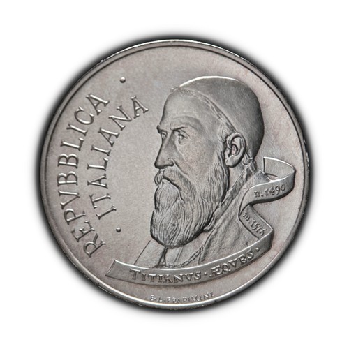 Italy 1990 500 lire - lire,, silver