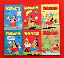 BONGO # 1/6 Del 1970  PRIMA  SERIE COMPLETA  "PIU' CHE OTTIMO"  Ediz: BIANCONI
