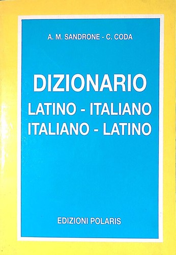 Dizionario latino italiano - dizionario,