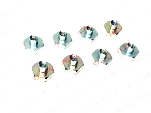Kit dadi ruota m8x22 gradino - 8,