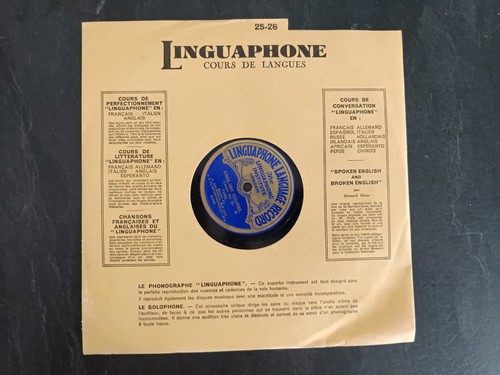 Linguaphone gramofono - gramofono,