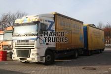 Truck photo DAF XF 95.480 Tarpaulin trailer Switzerland white HANS PETER #b3gk