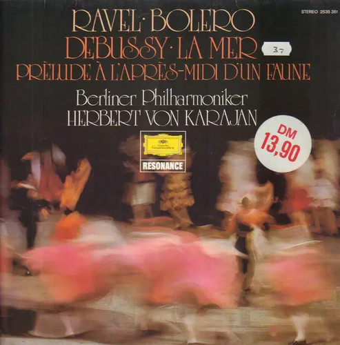 Ravel debussy lp - (karajan),