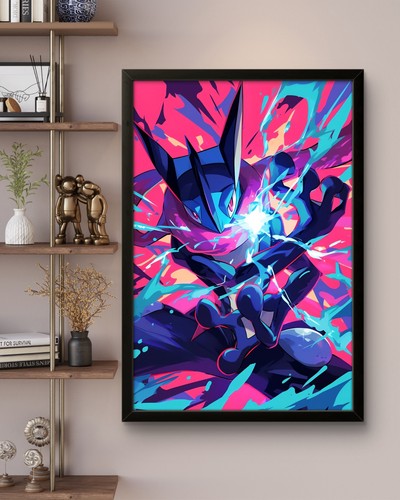 Poster greninja pokemon arte - greninja,
