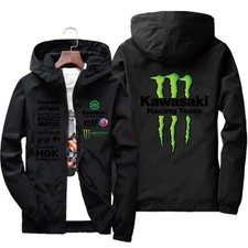 Giacca Kawasaki Monster – Look Aggressivo e Spirito Racing  NERO