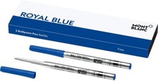 MONTBLANC 128213 - 124492  REFILL BALL POINT ( SFERA ) F ROYAL BLUE 2 X 1