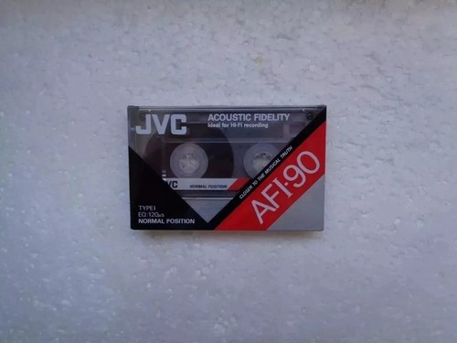 Audiocassetta vintage jvc - vintage,