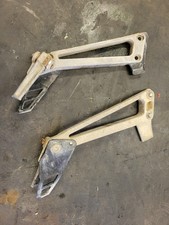 COPPIA PEDANE POGGIA PIEDI PASSEGGERO DX SX KAWASAKI KLR 600 