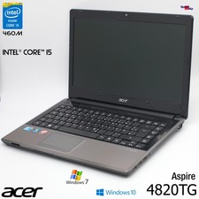 ACER ASPIRE 4820TG NOTEBOOK LAPTOP WINDOWS 10 8GB 120GB LED ATI RADEON HD 5650