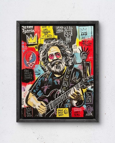 Faris art jerry garcia 11x14 - art-jerry, garcia-11x14