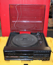 Emerson M2336 Stereo Dual Cassette Radio AM/FM  Turntable Phono System, TESTED