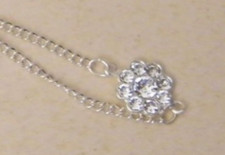 (SC54-SWR2) COLLANA CON CIONDOLO IN CRISTALLO DI SWAROVSKI - FIORE