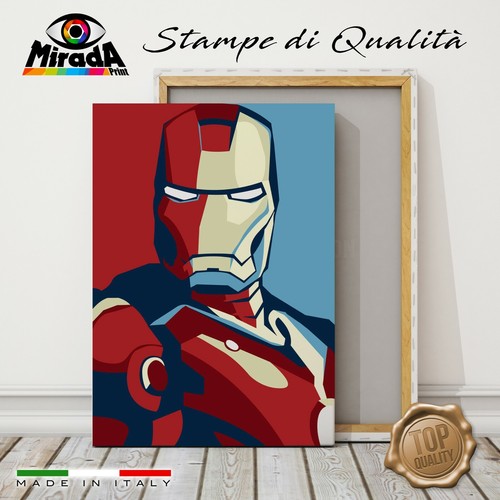 Quadro iron man pop art - man,