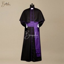 Black Roman Catholic Cassock