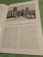 Articolo Norcia E La Sua Ferrovia 1928 Su Rivista Completa