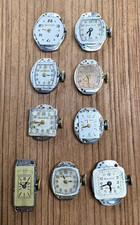 9 movimenti per orologi da polso Bulova 680, 5AB, 5AH, 3AN, 5AC 6BA lotto...