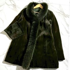 Mezzo cappotto verde visone