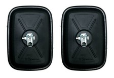2x Specchietti Retrovisore ø10 170x120 MM E20 Camion Escavatore Trattore Set