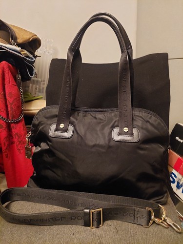 Borsa borbonese nera con - borsa,