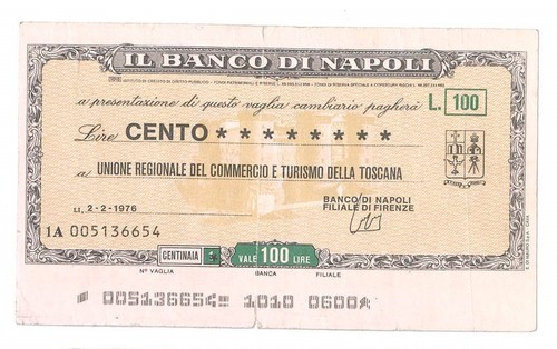 Miniassegni banco napoli - banco,