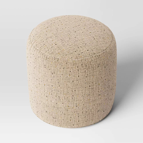 Speckled pouf ottoman - pouf,