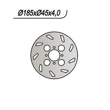 DISCO FRENO POSTERIORE NG 376 SIAMOTO FALKON 125 1998 2000